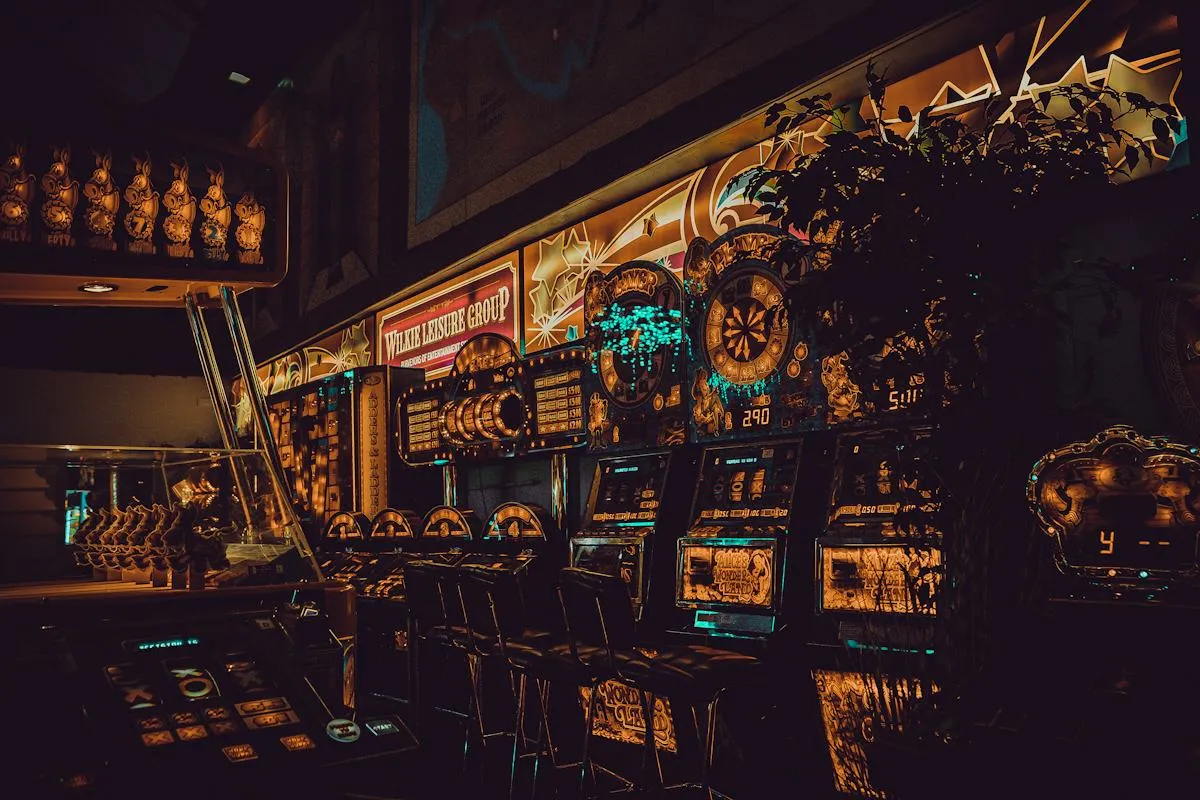 Elegant entertainment venue with warm ambient lighting